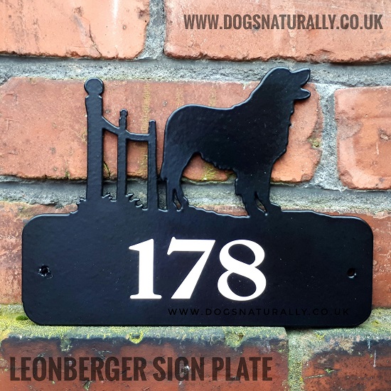 Leonberger House Sign Plate